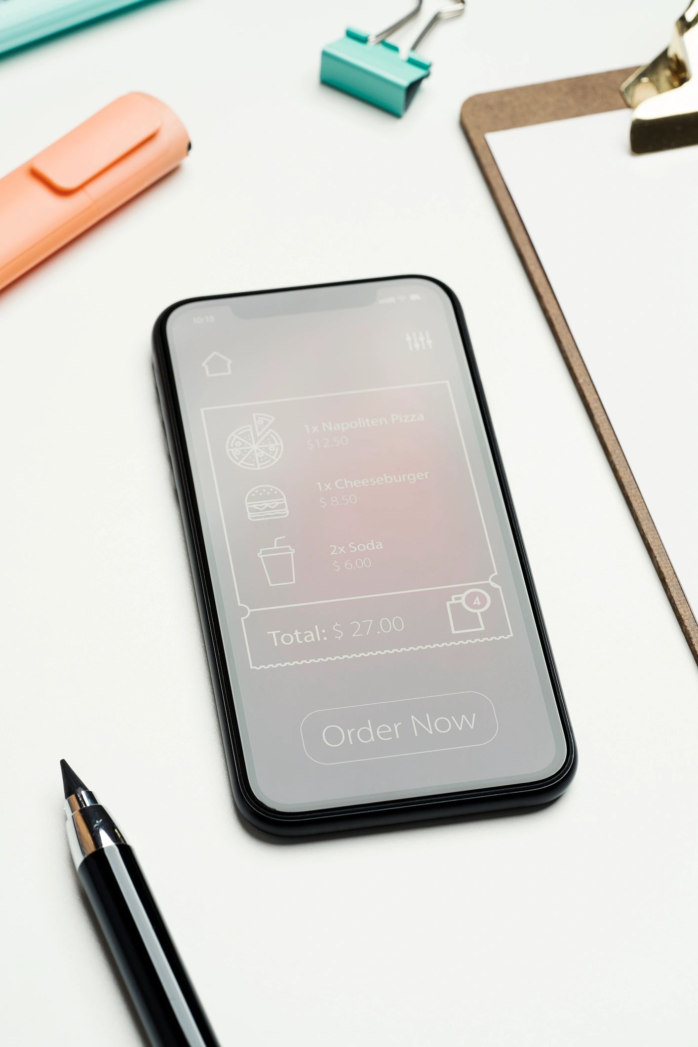 Mobile app displayed on smartphone screen