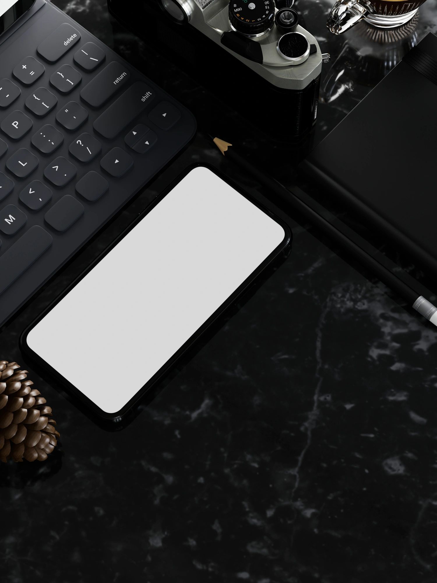 Premium smartphone mockup representing Kanari App
