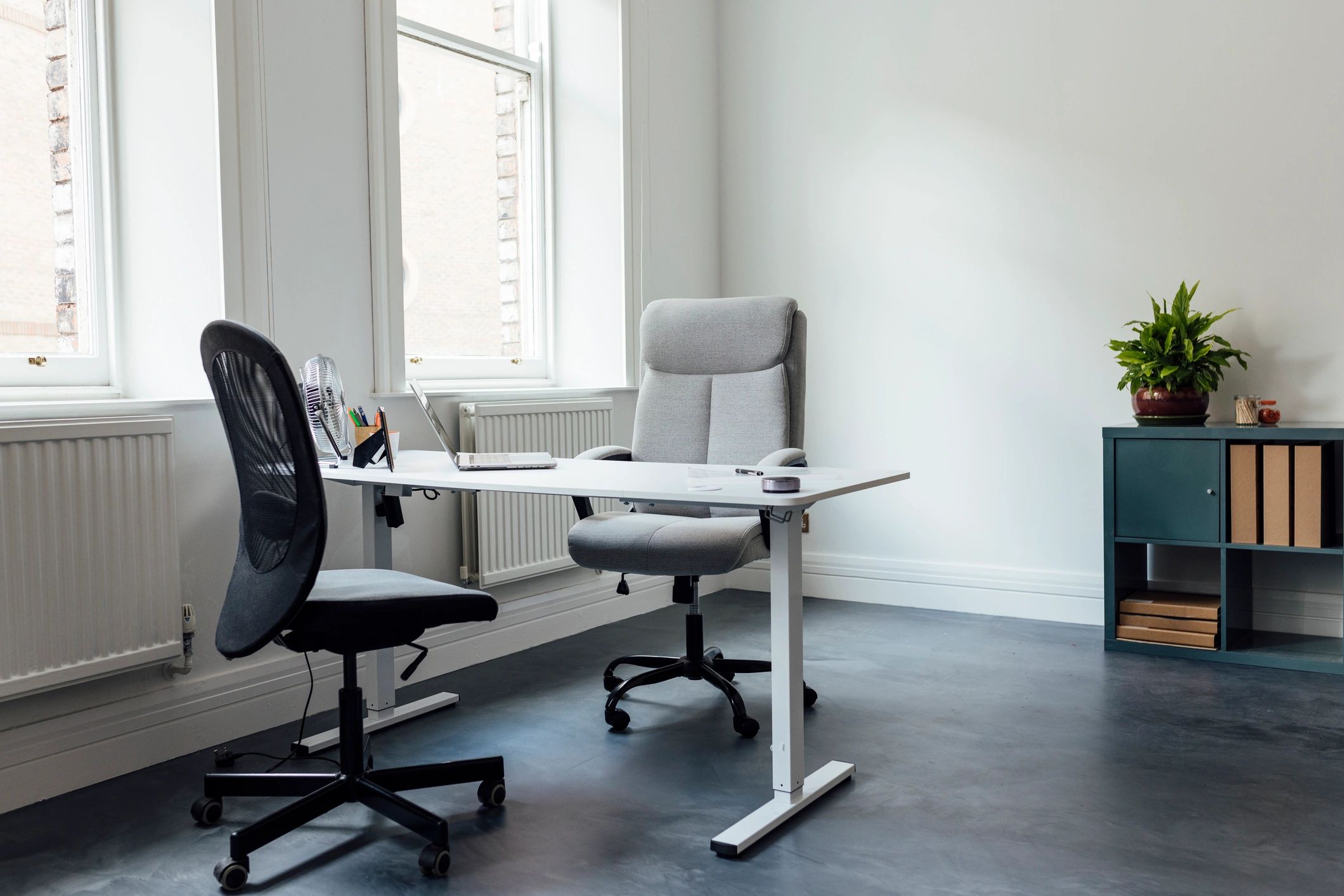 Corporate communications workspace representing planning and coordination