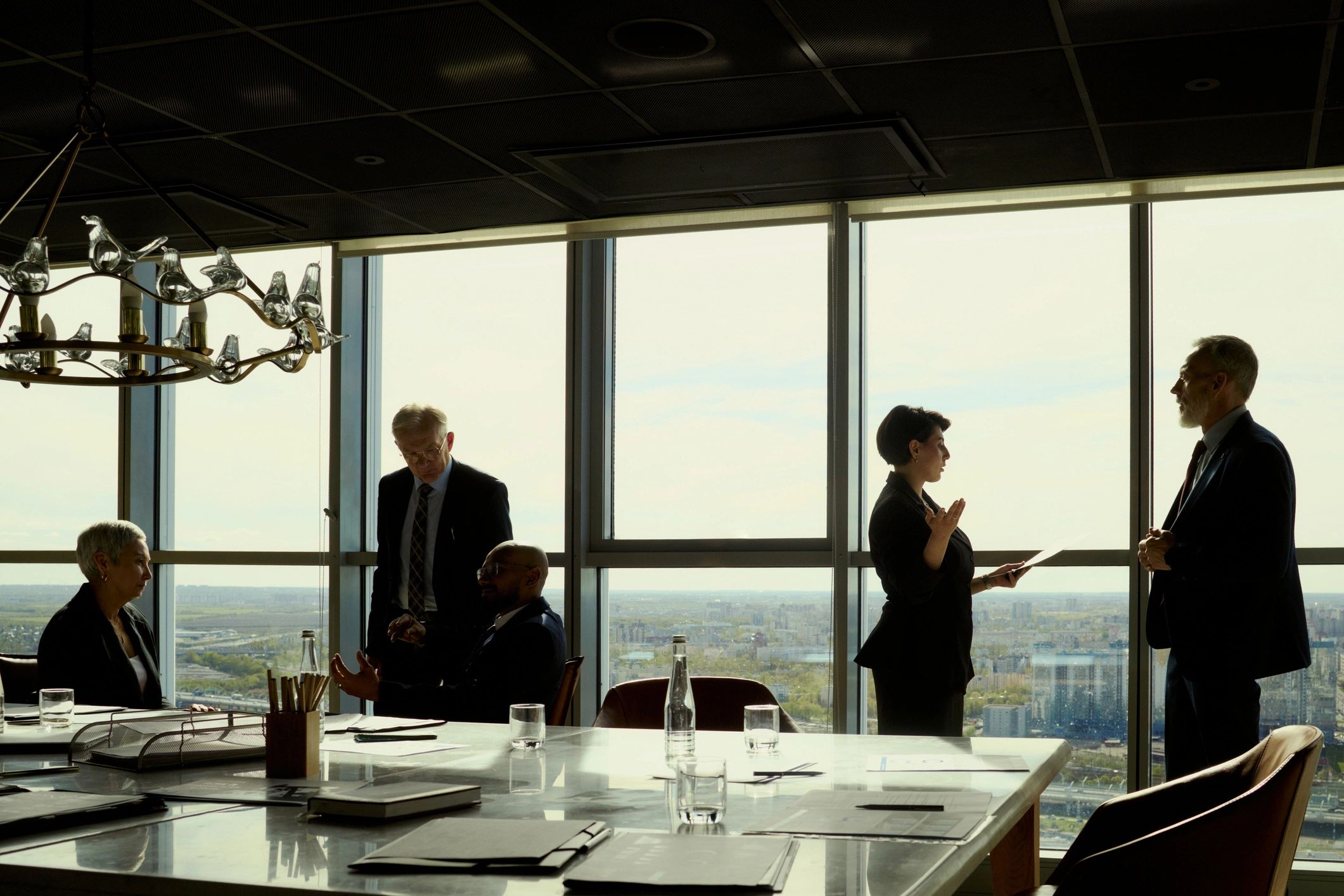 Luxury Gulf business strategy meeting