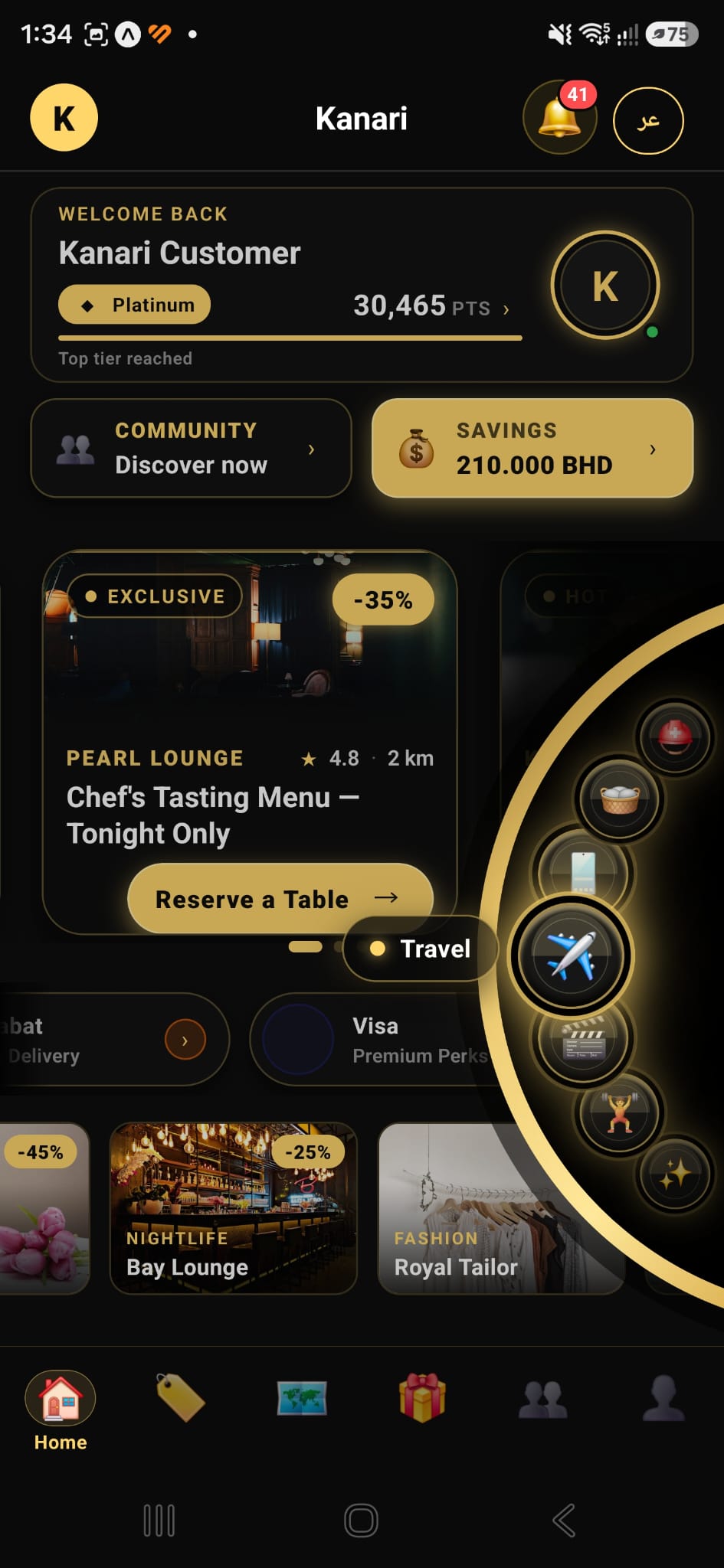 Kanari App interface displayed inside premium iPhone mockup